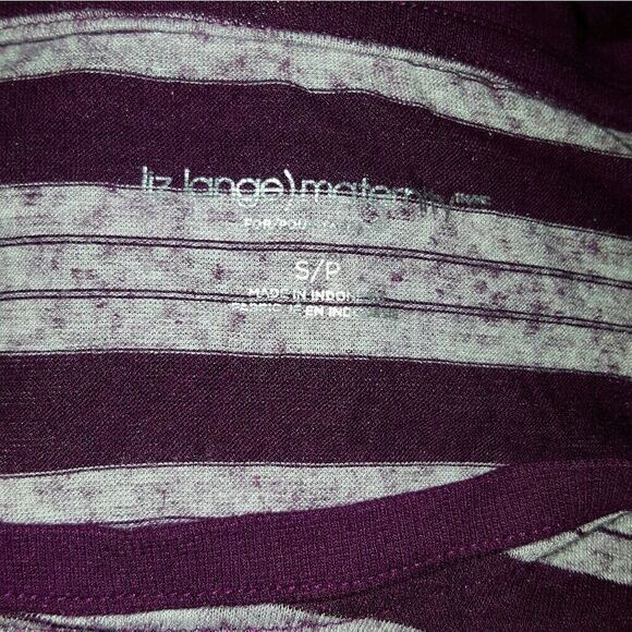 Purple Liz Lange maternity shirt size S - Picture 4 of 4
